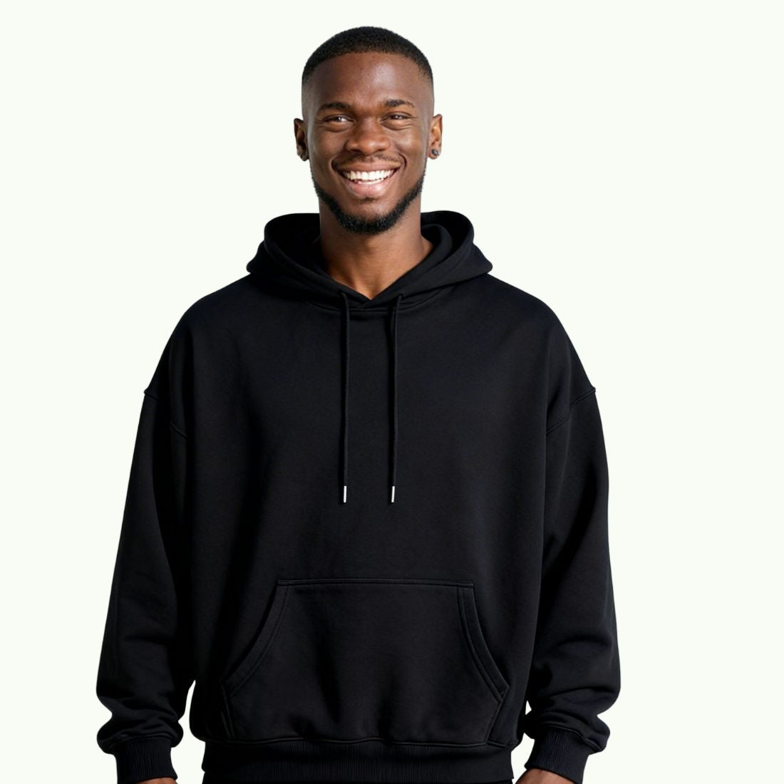 Sweat à Capuche Oversize Noir Sweat à capuche