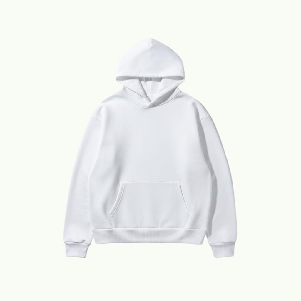 Sweat à Capuche Oversize Blanc Sweat à capuche