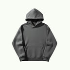 Sweat à Capuche Oversize Gris Acier Sweat à capuche