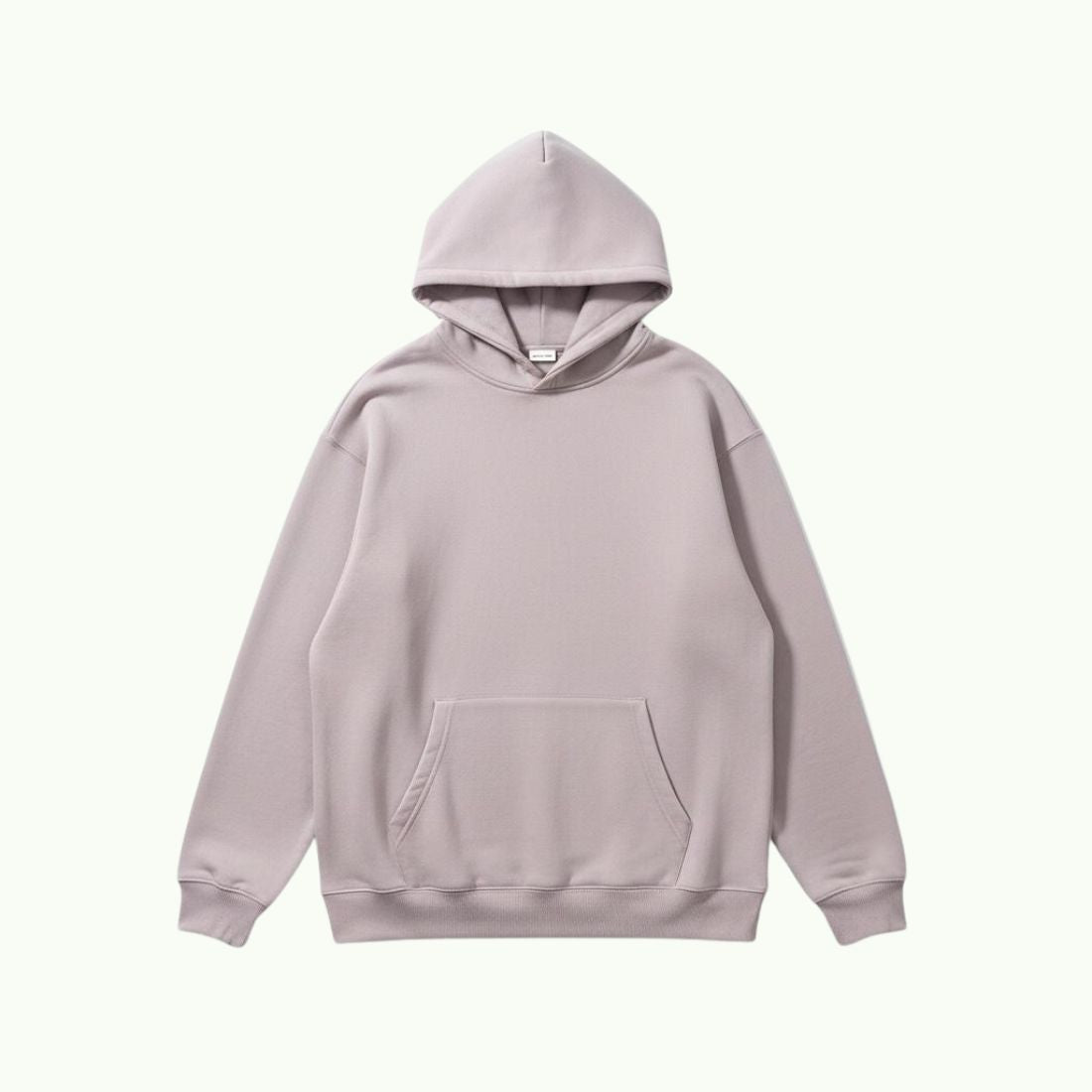 Sweat à Capuche Oversize Mauve Lavé Sweat à capuche
