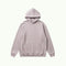 Sweat à Capuche Oversize Mauve Lavé