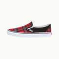 Vans-Slip-On Red Plaid