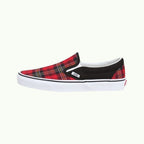 Vans-Slip-On Red Plaid