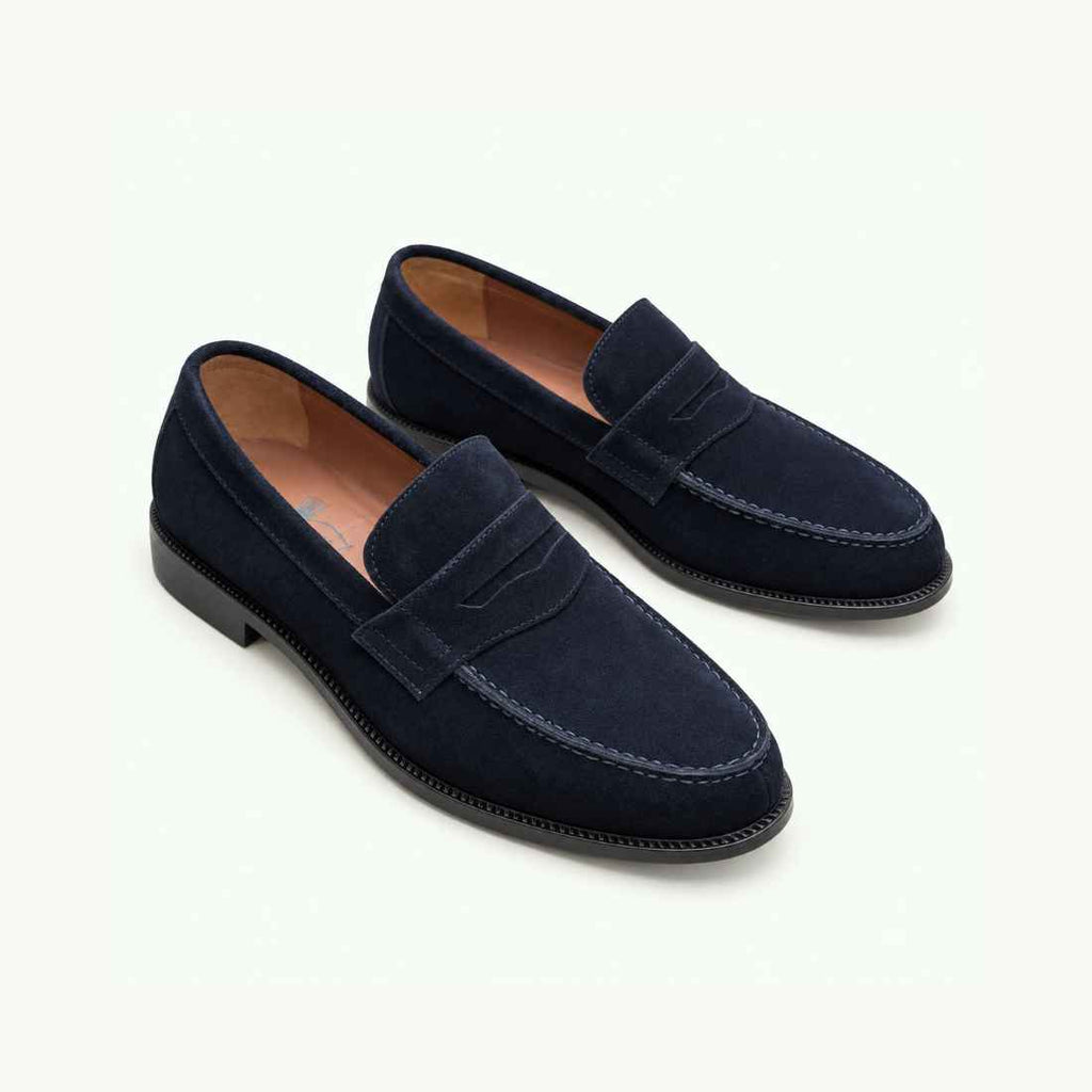 Mocassin bleu marine