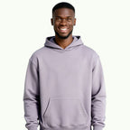 Sweat à Capuche Oversize Mauve Lavé Sweat à capuche
