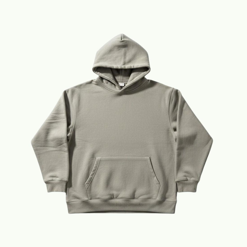 Sweat à Capuche Oversize Vert Sauge Sweat à capuche