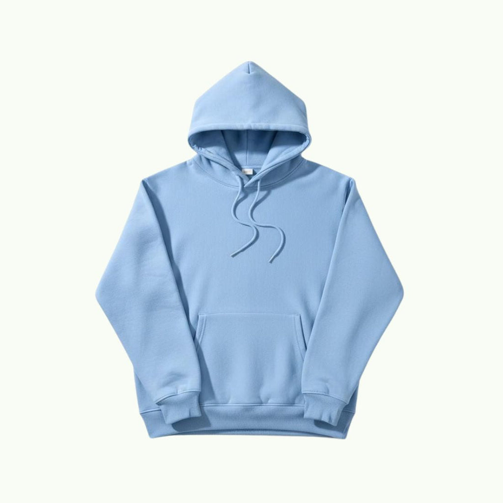 Sweat à Capuche Oversize Bleu Ciel Sweat à capuche