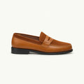 Mocassin cognac à bride penny