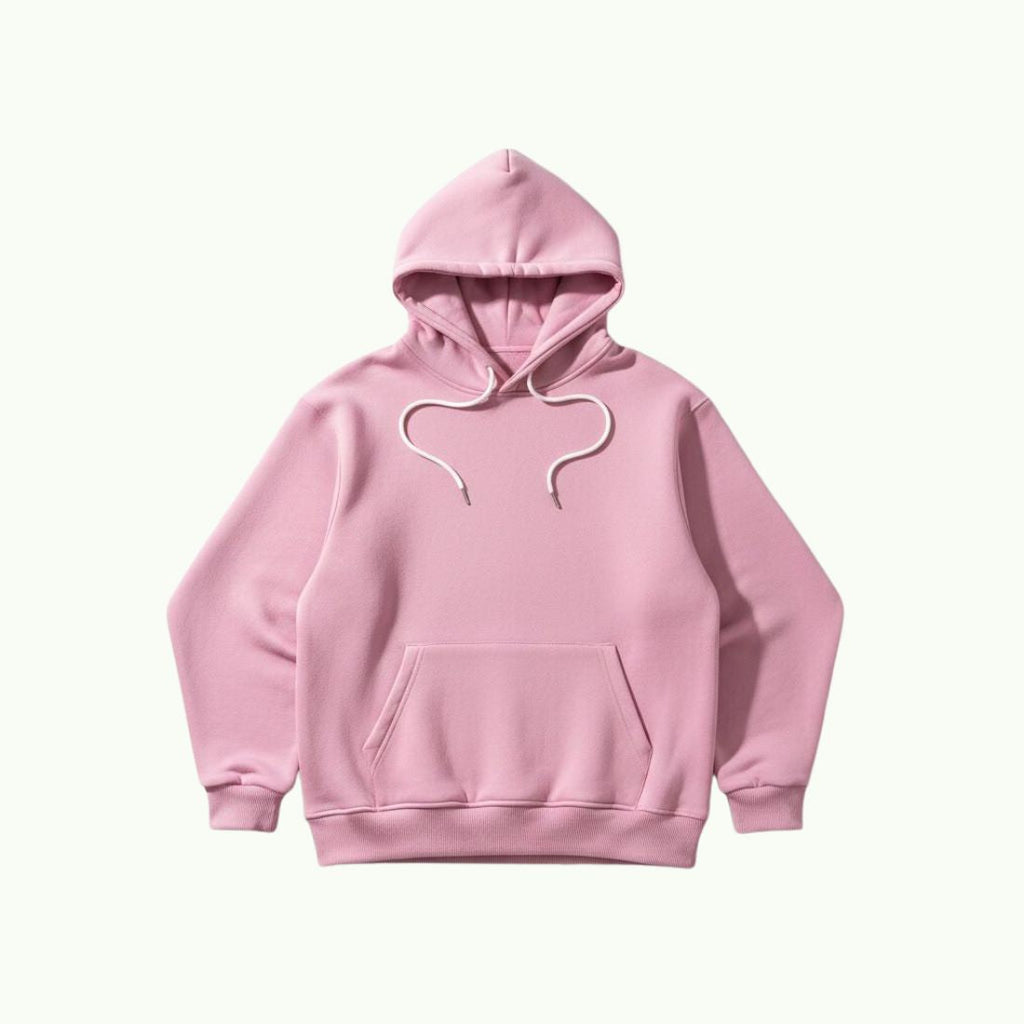 Sweat à Capuche Oversize Rose Poudré Sweat à capuche