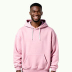 Sweat à Capuche Oversize Rose Poudré Sweat à capuche