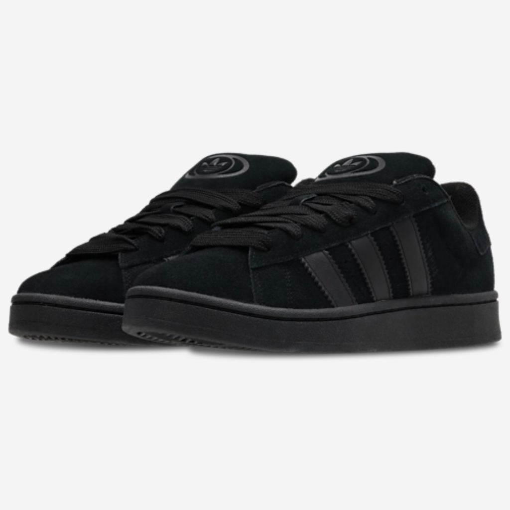Adidas Campus 00s noir bandes noires - Sneakers rétro skateboard en daim premium
