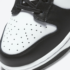 Nike Dunk Low Panda - Sneaker noir et blanc colorway classique avec swoosh noir et semelle blanche et noire