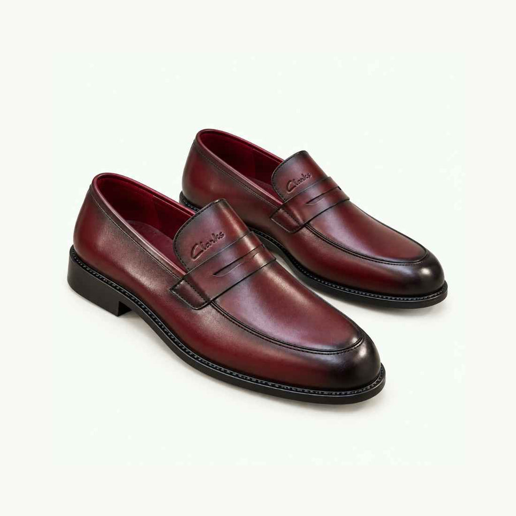 Mocassin bordeaux classique