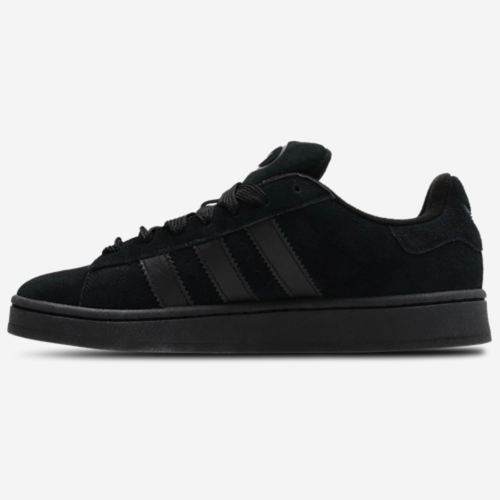 Adidas Campus 00s noir bandes noires - Sneakers rétro skateboard en daim premium