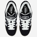 Adidas Campus 00s noire bandes blanches- Sneakers rétro skateboard en daim premium