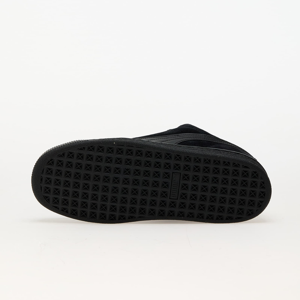 Puma Suede XL tout noir - Sneaker streetwear iconique en daim avec bande blanche signature et semelle épaisse, style urbain tendance