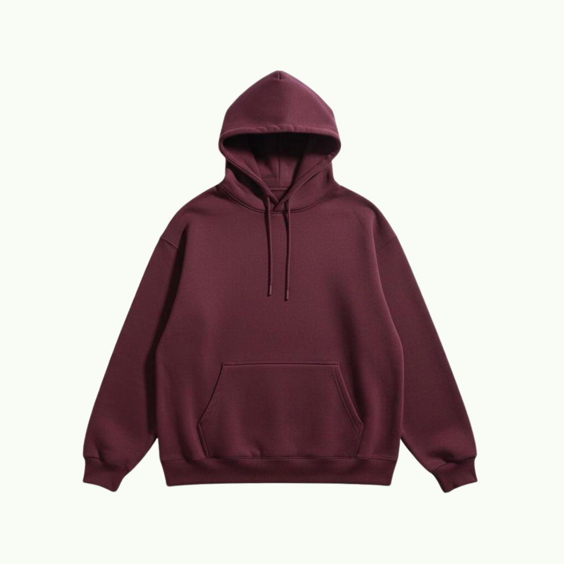 Sweat à Capuche Oversize Bordeaux Sweat à capuche