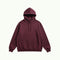 Sweat à Capuche Oversize Bordeaux