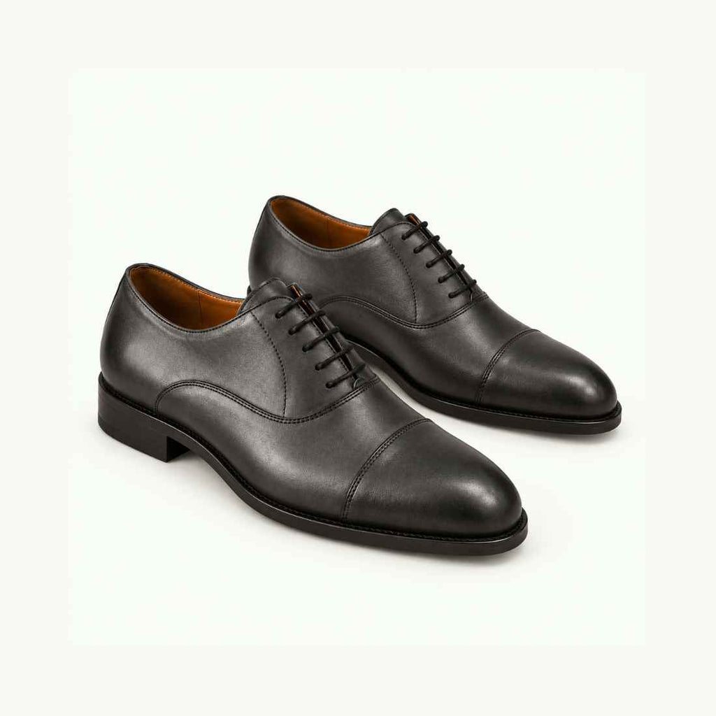 Soulier noir à lacets