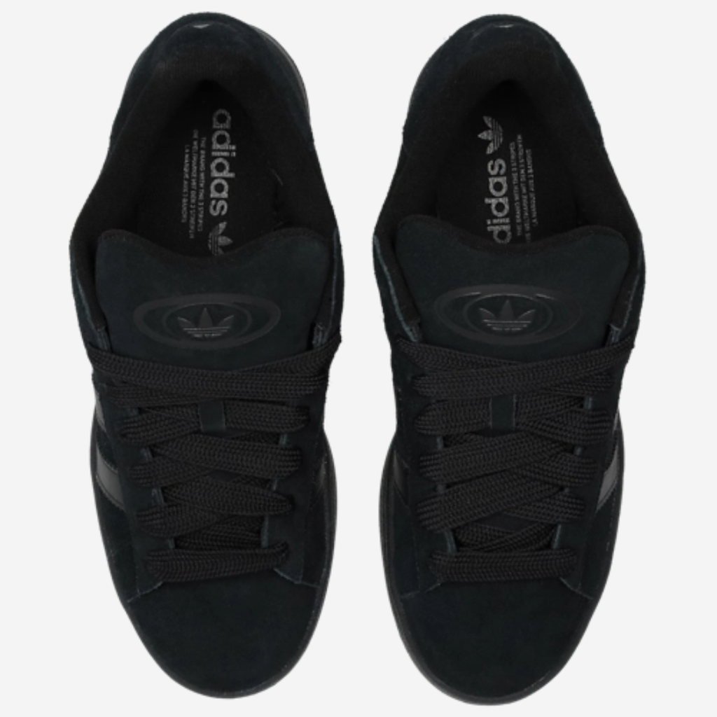 Adidas Campus 00s noir bandes noires - Sneakers rétro skateboard en daim premium