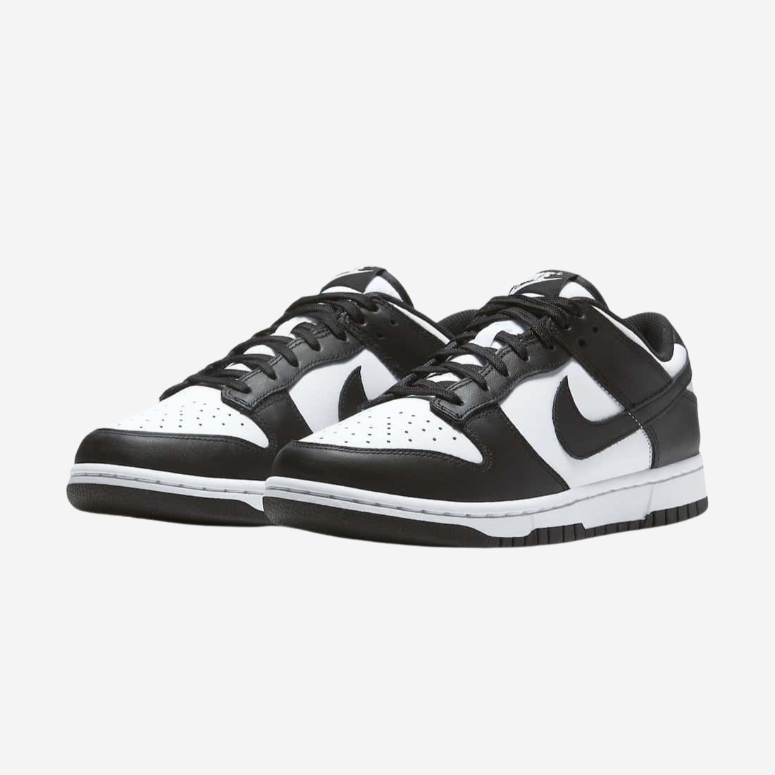 Nike Dunk Low Panda - Sneaker noir et blanc colorway classique avec swoosh noir et semelle blanche et noire