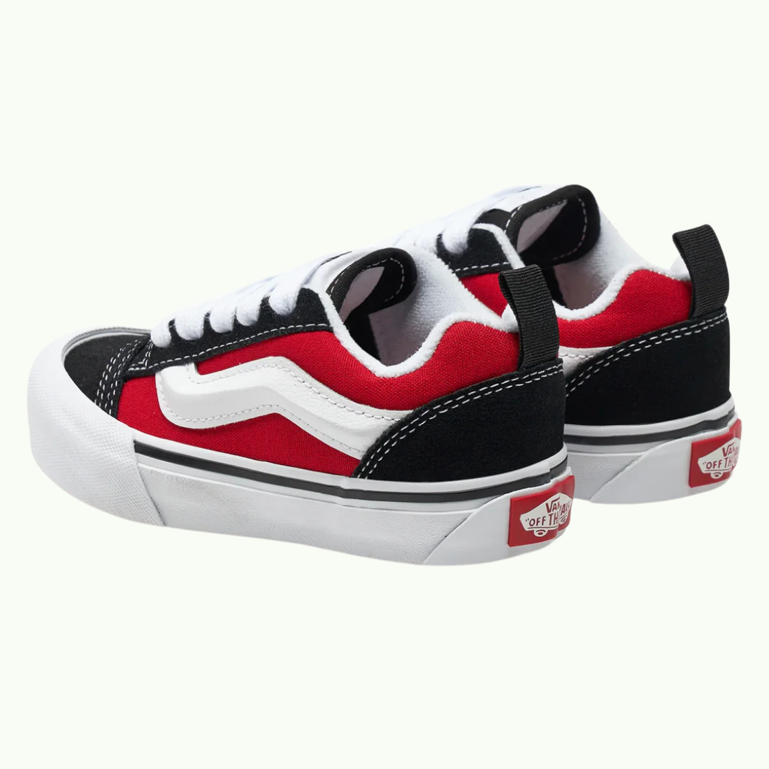 Vans Knu Skool rouge noir Vans
