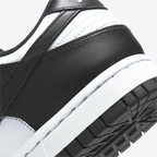 Nike Dunk Low Panda - Sneaker noir et blanc colorway classique avec swoosh noir et semelle blanche et noire