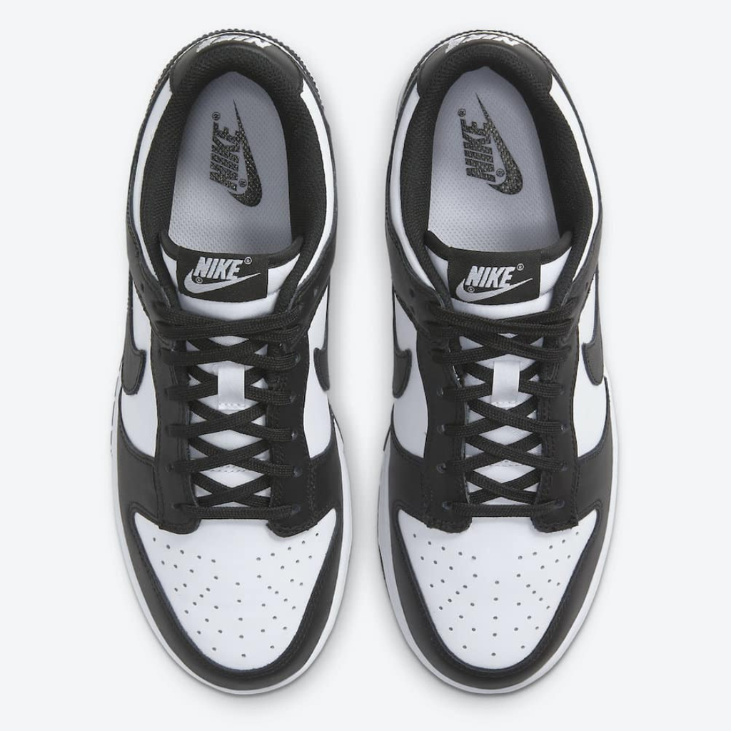 Nike Dunk Low Panda - Sneaker noir et blanc colorway classique avec swoosh noir et semelle blanche et noire