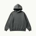 Sweat à Capuche Oversize Gris Anthracite Sweat à capuche