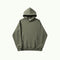 Sweat à Capuche Oversize Vert Kaki