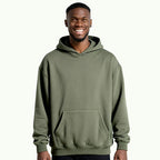 Sweat à Capuche Oversize Vert Kaki Sweat à capuche
