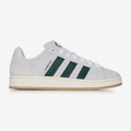Adidas Campus 00s blanc cassé bandes vertes - Sneakers rétro skateboard en daim premium