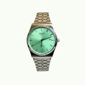 Casio MTP-1170 – montre quartz argentée cadran vert menthe