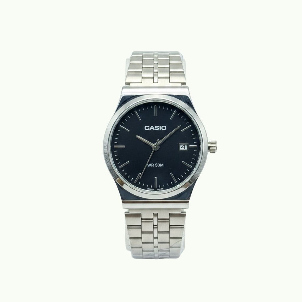Casio MTP-B145 acier et cadran noir