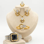 Coffret Parure Cartier Santos - montre et bijoux or bicolore