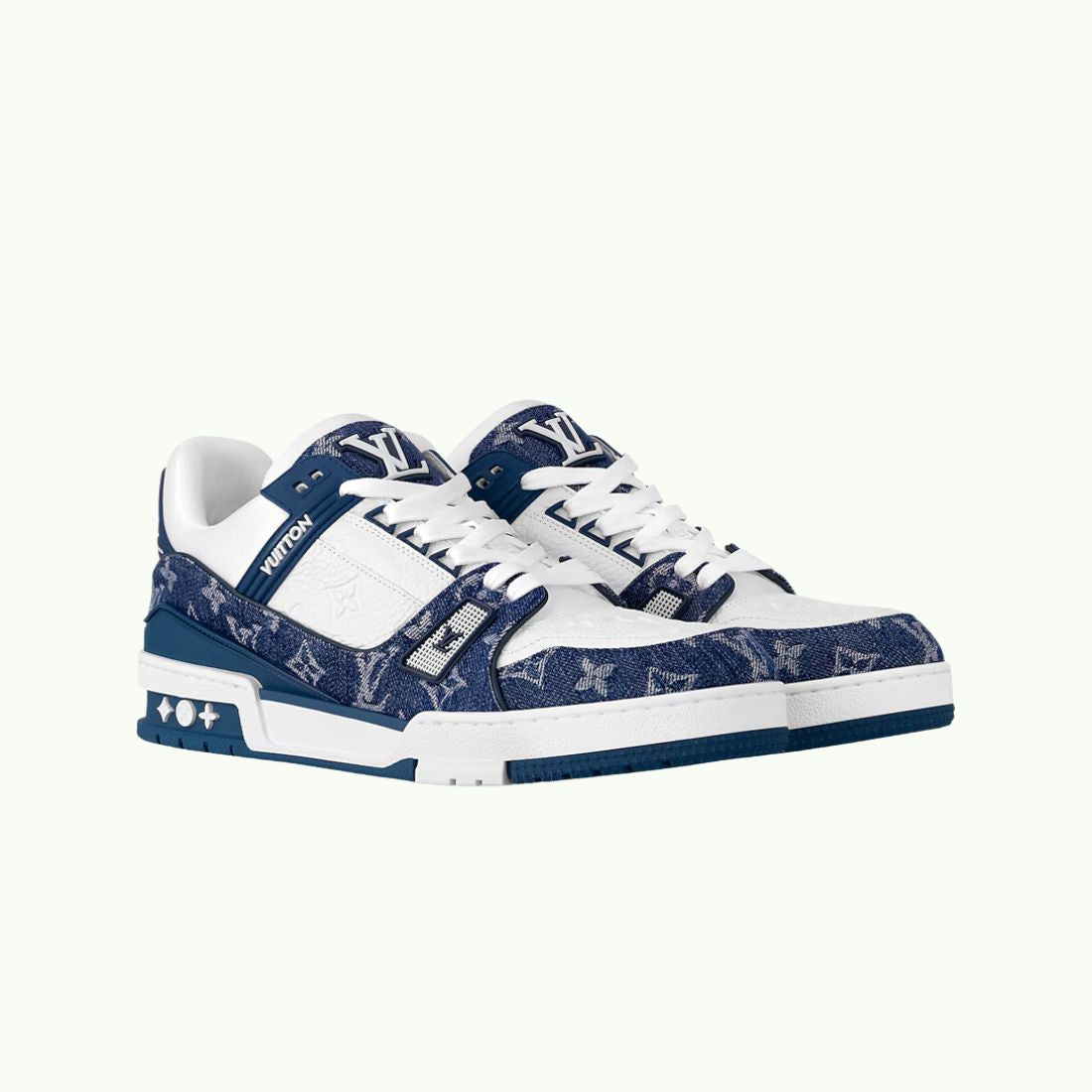 Louis Vuitton Trainer denim bleu