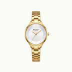 Montre Curren blanche – Bracelet doré et cadran blanc