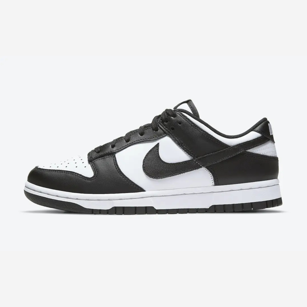 Nike Dunk Low Panda - Sneaker noir et blanc colorway classique avec swoosh noir et semelle blanche et noire