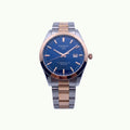 Tissot Gentleman powermatic 80 silicium bicolore acier et or rose et cadran bleu nuit