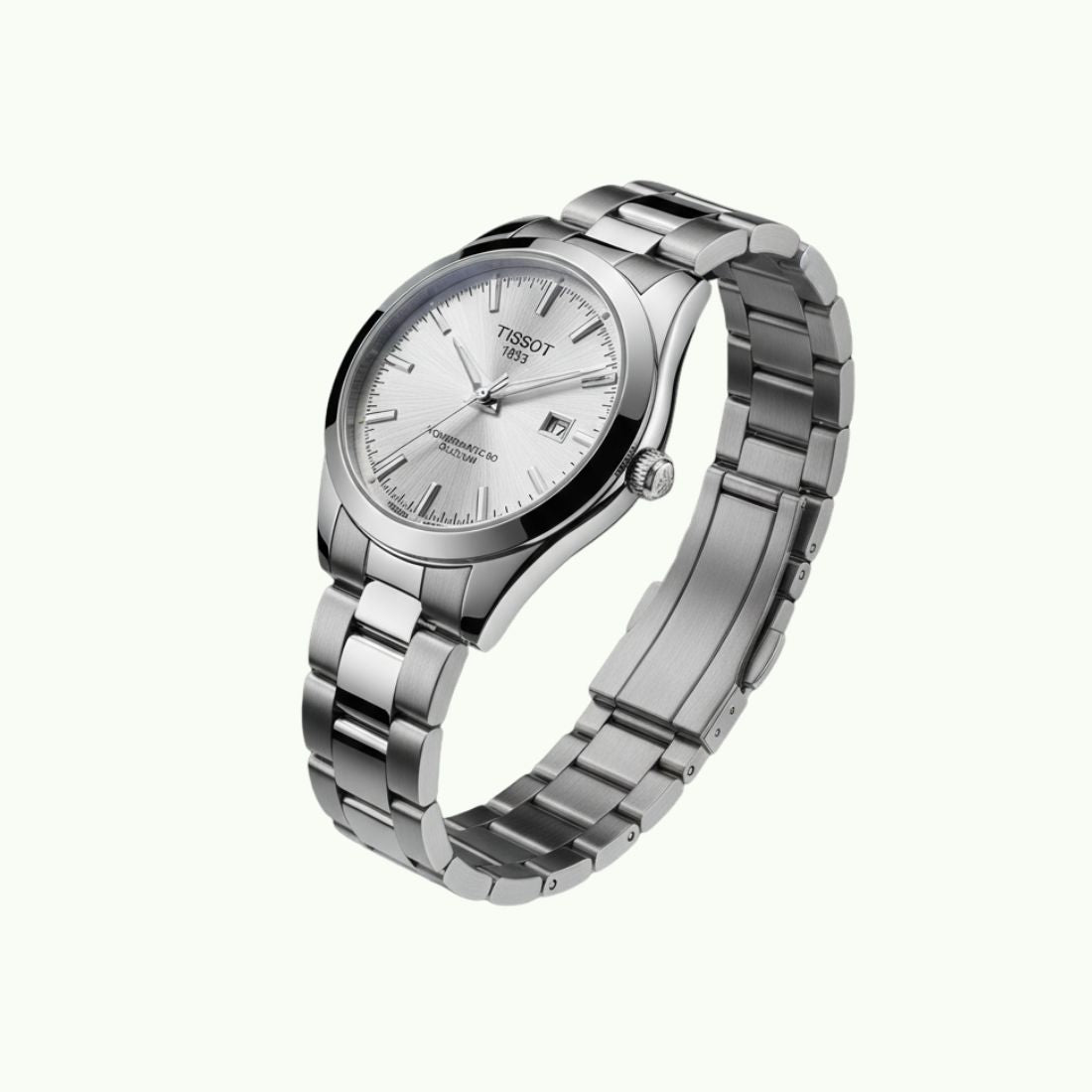 Tissot powermatic 80 silicium acier et cadran argent