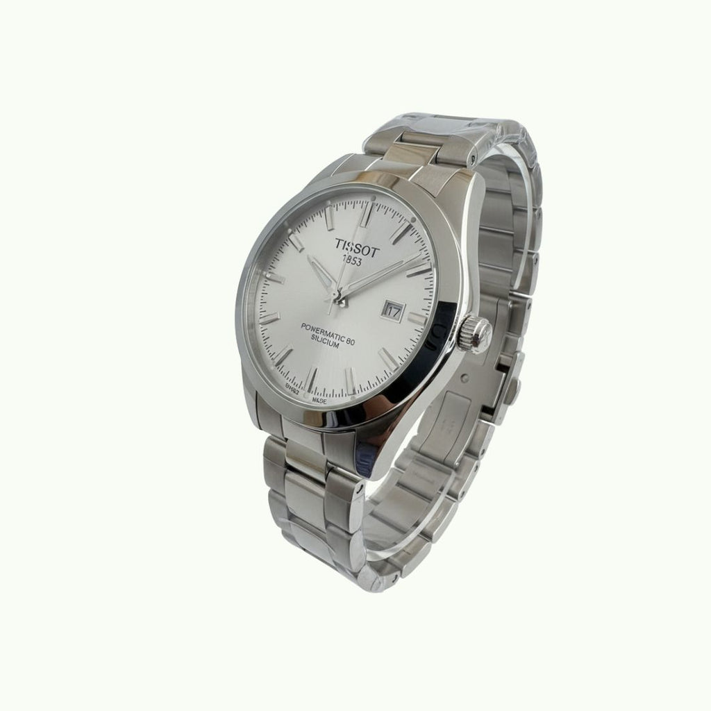 Tissot powermatic 80 silicium acier et cadran argent