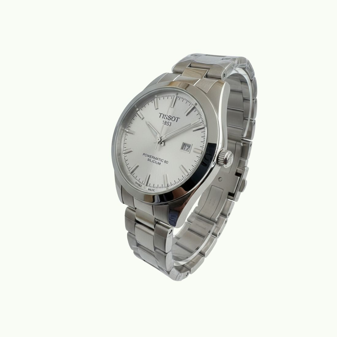 Tissot powermatic 80 silicium acier et cadran argent